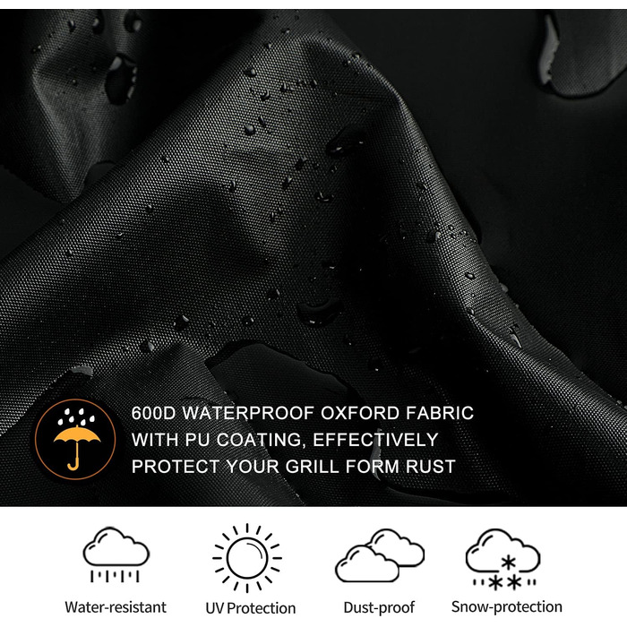 SUPJOYES Grill Cover for Kamado Joe Classic Charcoal Grill, Waterproof, Durable, Kamado Joe Grill Accessories