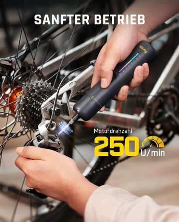 Fanttik S2 Pro: Акумуляторний шуруповерт 3.7V з набором біт, 7 рівнів крутного моменту, для меблів та ремонту