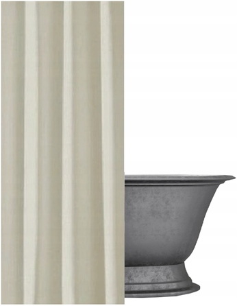 Текстильна штора для ванни NOW-ART, 150 x 180 см