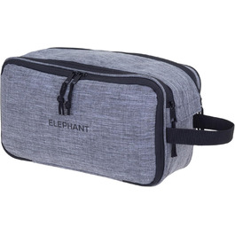 Чоловіча/Жіноча дорожня косметичка-органайзер для подорожей Elephant (13028) сіро-чорна