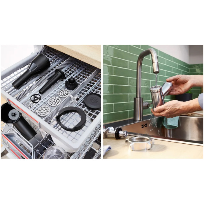 М'ясорубка Bosch MFWS440B: 3 диски, 4 тертки та насадка-наштовхувач