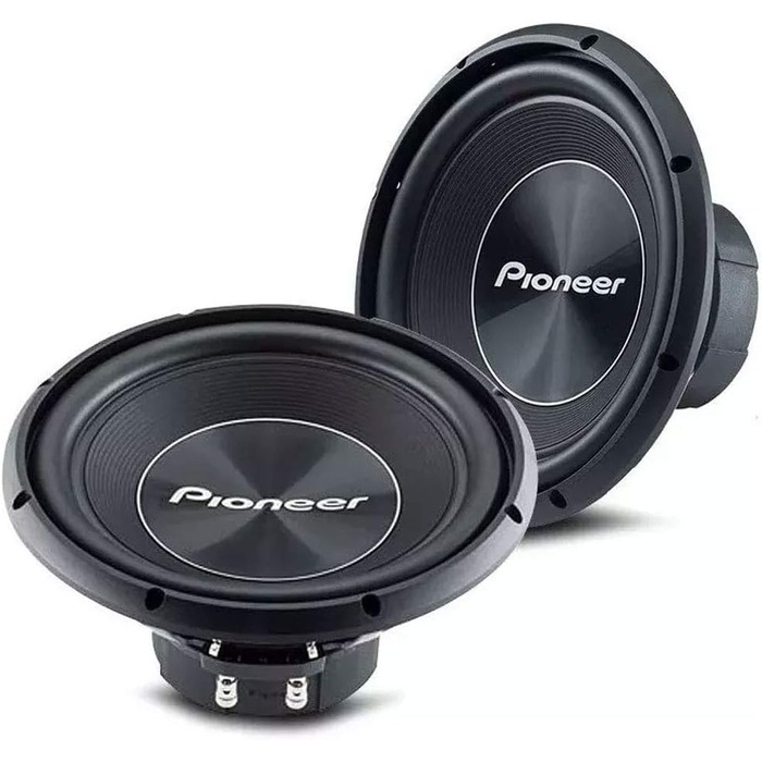 Сабвуфер Pioneer TS-A300S4 30 см 1500 Вт, 4 Ом, чорний, для корпусного монтажу, динамік із IMPP мембраною, потужний бас, автоакустика