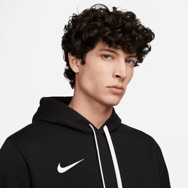 Чоловічий худі Nike M NK FLC Park20 з капюшоном, чорний/білий, розмір S