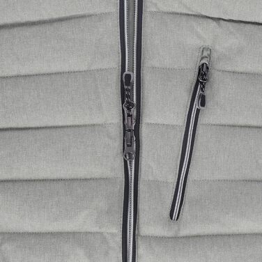 Степлена жилетка Blue Wave Nathalie з відстібною капюшоном - жіноча жилетка з ефектом меланжу (50, schilf)