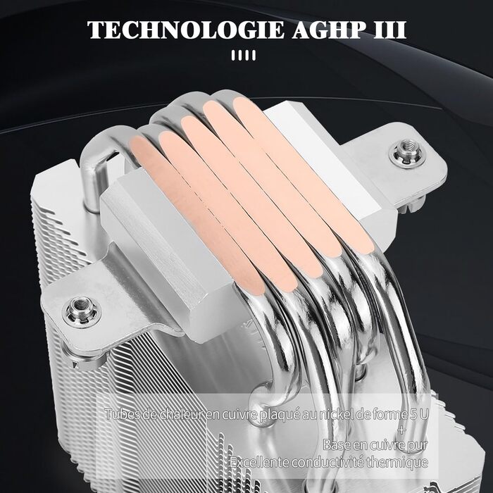 Thermalright Assassin King 120 SE White ARGB: Кулер для CPU з 5 Heatpipes, тихий вентилятор PWM, сумісний з AM4/AM5/Intel LGA1150/1151/1200/1700/1851