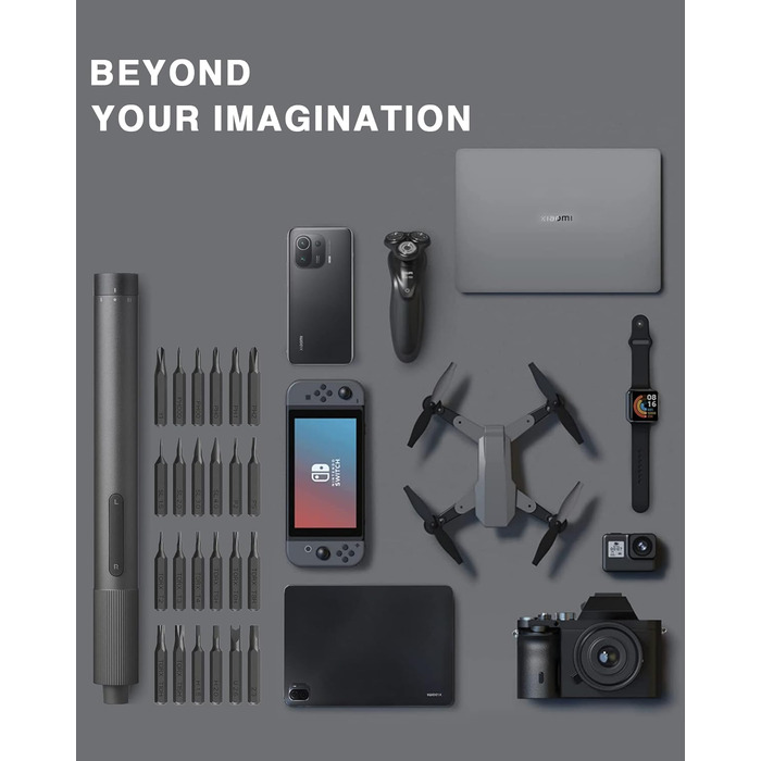 Акумуляторна викрутка Xiaomi Mi Precision Screwdriver – Електрична викрутка з набором біт