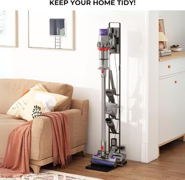Підставка для пилососів Dyson: V15, V12, V11, V10, V8, V7, V6, DC58, DC59, DC62, DC74. Органайзер для акумуляторних пилососів Dyson. Рама-тримач (S3196)