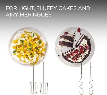 Міксер ручний Kenwood QuickMix Go HMP40.000GY з кейсом, вінчики та гак для тіста, ложка-мірка, 350W, сірий