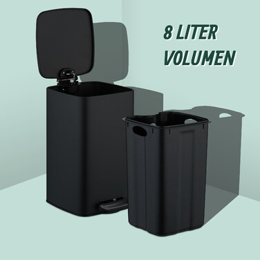 Relaxdays Square Cosmetic Container 8 Liters