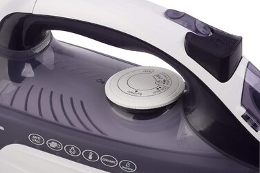 Праска Fakir Galaxis з парою, з кабелем, керамічна підошва, самоочищення, анти-крапельна та анти-накип функція, фіолетова, 2200 Вт