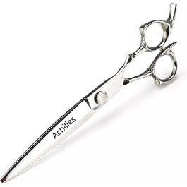 Ножиці для грумінгу собак Achilles Professionelle, 7 дюймів - високоякісний японський сталь, сріблясті