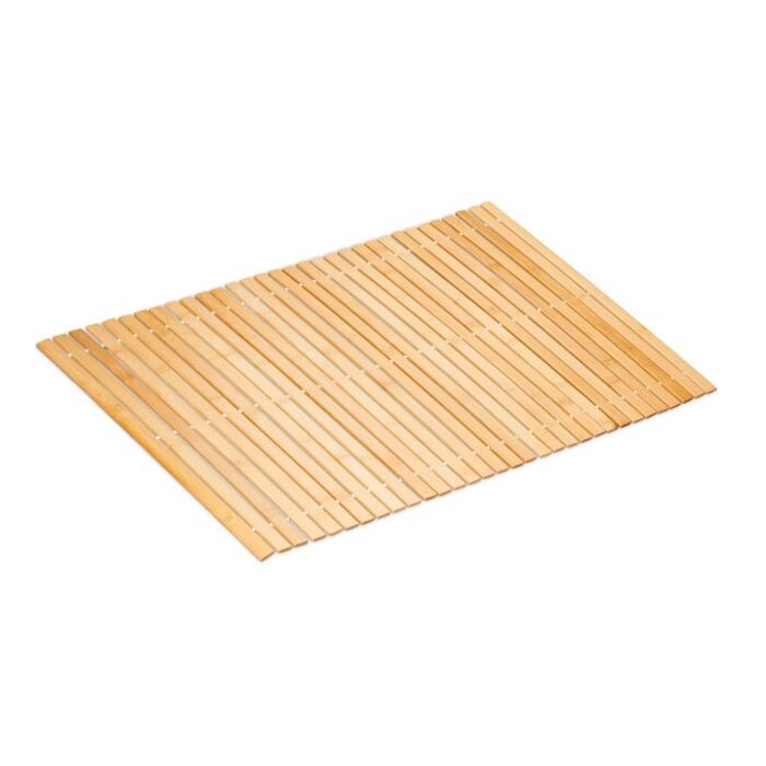 Relaxdays Bamboo Bath Mat 80x50 cm
