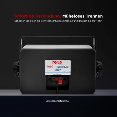 Водонепроникні автомобільні колонки Pyle Audio 3.5
