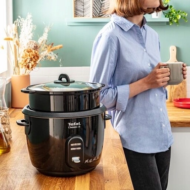 Електрична каструля Tefal Classic RK1038, 700 Вт, 5 л, чорна