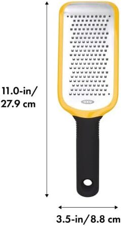 OXO Good Grips Терка для овочів з контейнером з нержавіючої сталі – для овочів та іншого (середня)