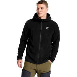 Флісова худі RevolutionRace Hiker для чоловіків, чорний, легка та еластична