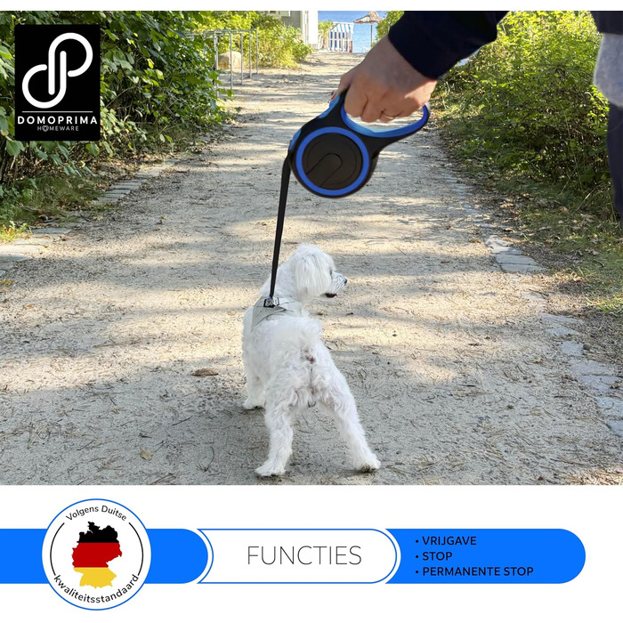 Нашийник для собак DOMOPRIMA: міцний, безпечний, 3 розміри (S, M), 4 кольори (сірий, блакитний, зелений, рожевий)