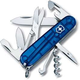 Мультитул Victorinox Climber, Швейцарський ніж, 14 функцій, блакитний