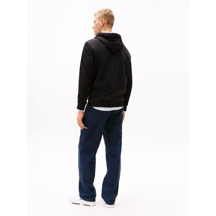 Чоловічий худі Tommy Jeans Entry Graphic з капюшоном, чорний (S)