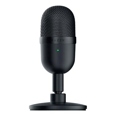 Мікрофон Razer Seiren Mini RZ19-03450100-R3M1 чорний - компактний конденсаторний мікрофон для стрімінгу та подкастів