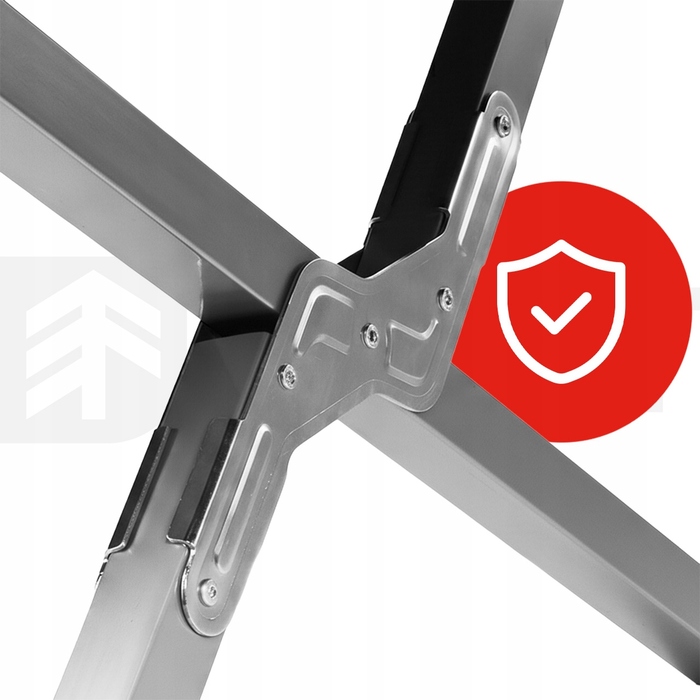Польове ліжко Epifit 190 см x 72,5 см, чорне