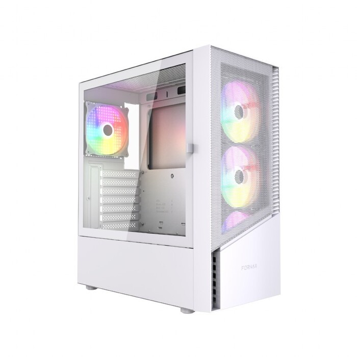Корпус Gembird Fornax 4300 ARGB Midi Tower, білий