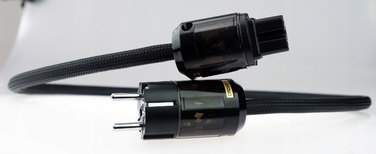 Кабель живлення 230V CROSS-TECH у тканинному обплетенні, 0,75 м