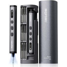 Набір мініатюрних електричних викруток MQFORU 78 в 1 з 72 бітами, 5 режимів крутного моменту, LED-підсвічуванням для ремонту телефонів, годинників, камер