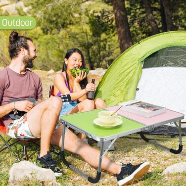 Складаний столик для дому та відпочинку - білий, Klappbarer Esstisch