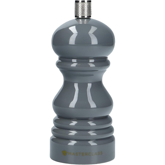 Мельниця для перцю та солі MasterClass, пластик, сіра, 12 см
