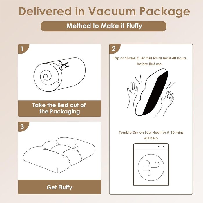 М'яке ліжко для собак EHEYCIGA, 60x45 см, рожеве. Зручне, миється, з антиковзаючою основою. Ідеальне для маленьких собак.