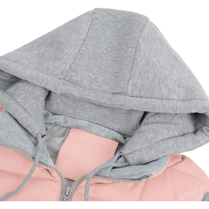 Жіноча степкова жилетка YYNUDA з капюшоном, легка, тепла, рожева, для активного відпочинку