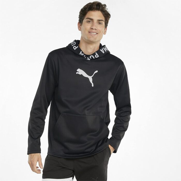 Чоловічий флісовий худі PUMA Train Pwrfleece з капюшоном, розмір XL, колір Puma Black