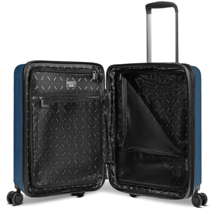 REDOLZ Trolley великий, розширюваний | 52 x 34 x 77 см | 123-140 л | 4.4 кг (Essentials 14) | Dark Blue Metallic