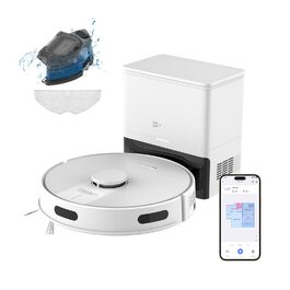 EZVIZ RE4C Plus: Робот-пилосос 3-в-1 з автоматичним очищенням, WiFi, LiDAR, 4000 Pa, керування через APP/Alexa/Google