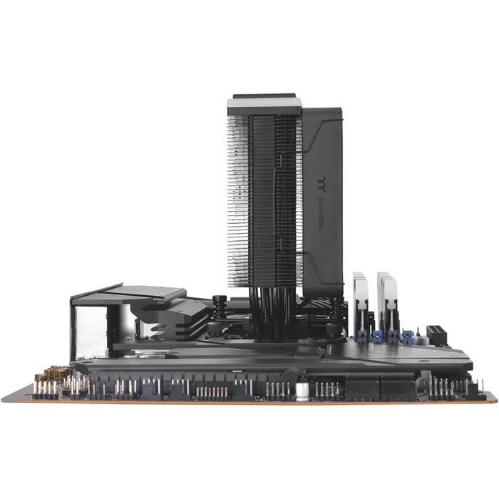 Thermaltake ASTRIA 200 ARGB - Кулер для CPU з RGB підсвічуванням, 120мм, тихий, для Intel LGA1851/1700, AMD AM5/AM4