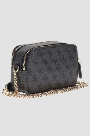 Жіноча сумка-клатч Guess (конверт) із екошкіри, сіра