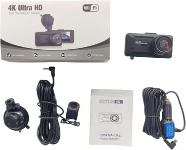 Відеореєстратор Osmo Dashcam Pro 4K, Orizom, Botslab: Автомобільний відеореєстратор з двома камерами, 3.94