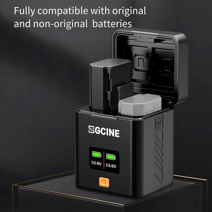 Зарядний кейс ZGCINE PS-W126 для камер з акумулятором FX NP-W126S