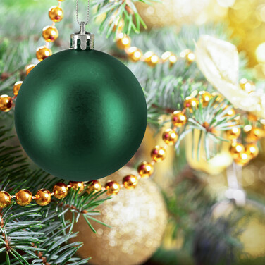 Relaxdays Set of 50 Christmas Baubles