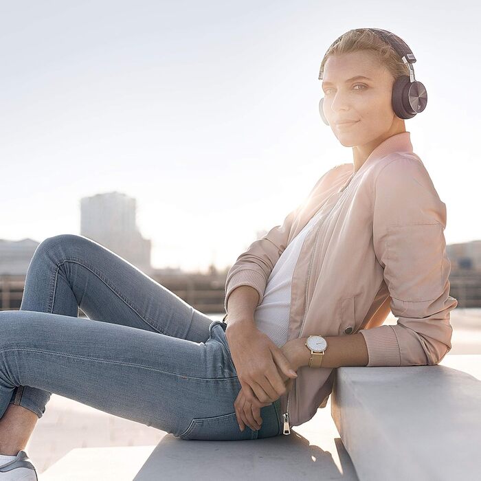 Бездротові навушники VONMÄHLEN Concert One Bluetooth On-Ear з кейсом, мікрофоном та AUX, 40 мм (Чорний)