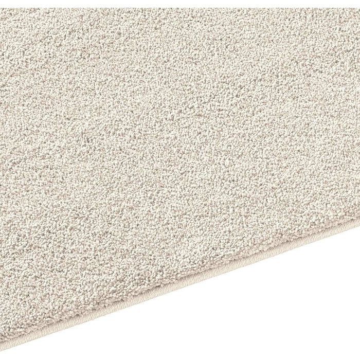 Килим Taracarpet з коротким ворсом, м'який, однотонний дизайнерський килим для дому, 160x220 см, кремовий/білий