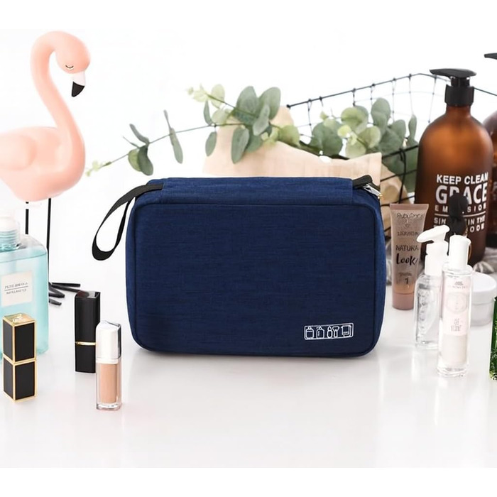 Чоловіча туалетна сумка-органайзер для підвішування, водонепроникна дорожня сумка-органайзер (Блакитна)