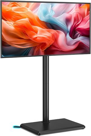 Підставка для телевізора TVON: регульована, поворотна, для діагоналей 32-55 дюймів, VESA 400x400, до 40 кг, чорний