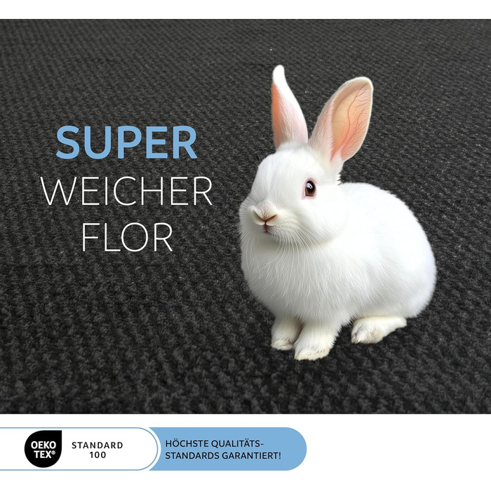 DOMOPRIMA Commercial Grade Entrance Mat - 90x150cm - Non-Slip, Weatherproof, Washable Entrance Mat for Indoor/Outdoor Use