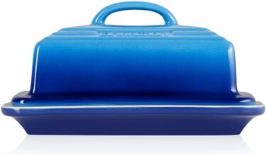 Le Creuset Stoneware Butter Dish, 900 g, 17 x 12.5 x 9 cm, Azure, 80837172200003