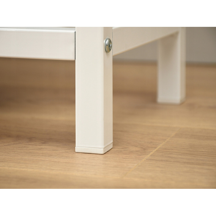 Консольний столик Mebel-Partner, білий / дуб сонома матовий, 117 x 85 x 27 см