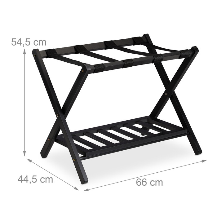 Relaxdays Folding Suit Stand with 2 Shelves