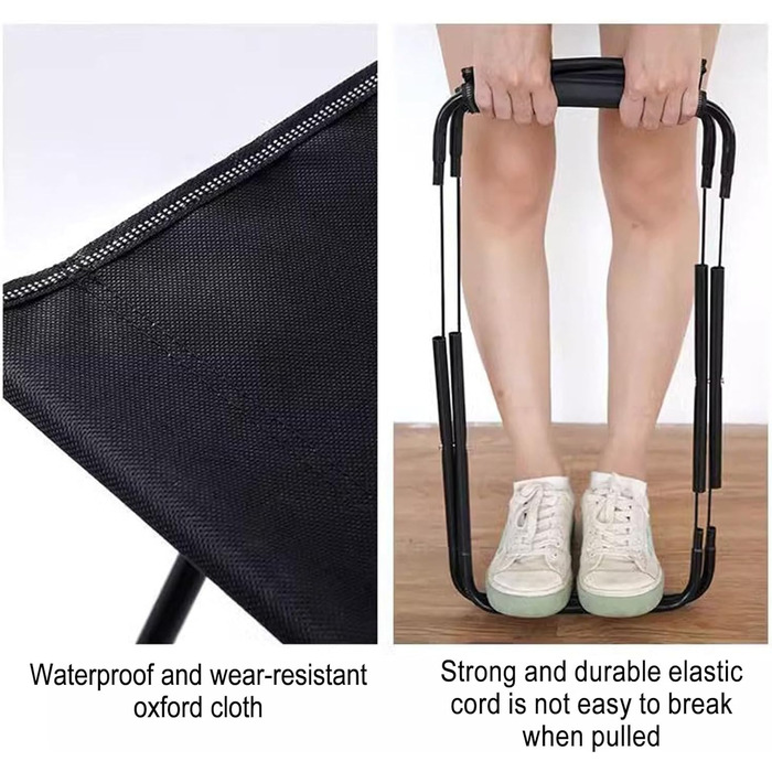 Складаний туристичний стільчик для кемпінгу та відпочинку на природі. Зручний, портативний, з сумкою для зберігання. Ідеально для пляжу, саду, балкону та подорожей. Розмір: великий (X-Large)