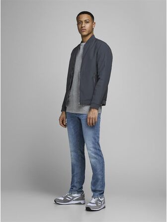 Джинси чоловічі JACK & JONES Slim Fit прямі, Denim/Blue (36W/32L) JJITIM JJORIGINAL AM 781 50SPS
